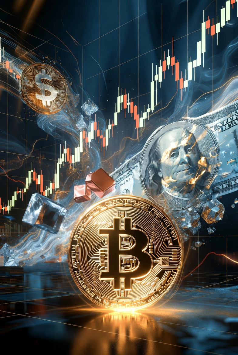 Bitcoin and dollar dynamics